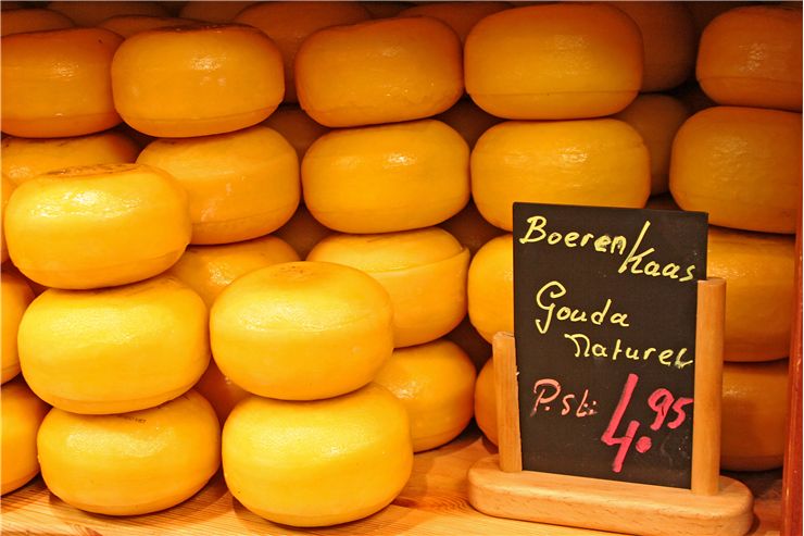 Picture Of Fresh Dutch Gouda Cheese