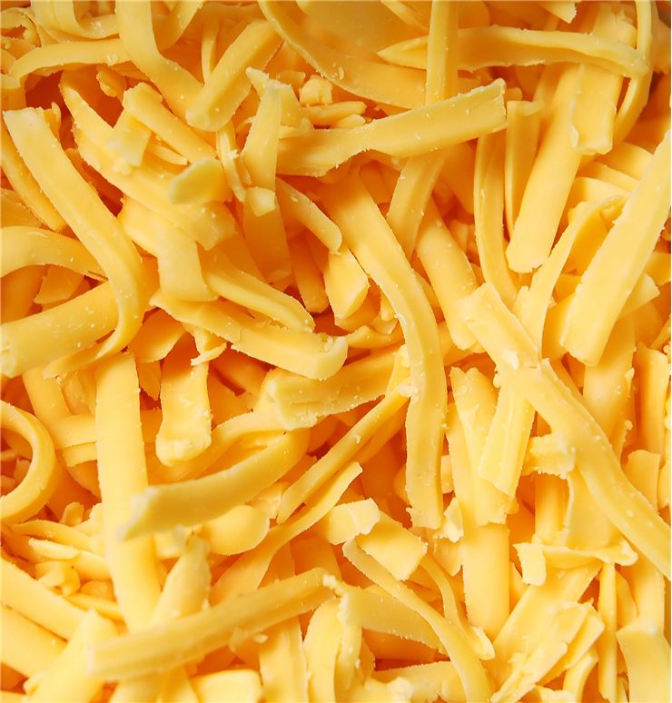 Picture Of Grated Cheddar Cheese