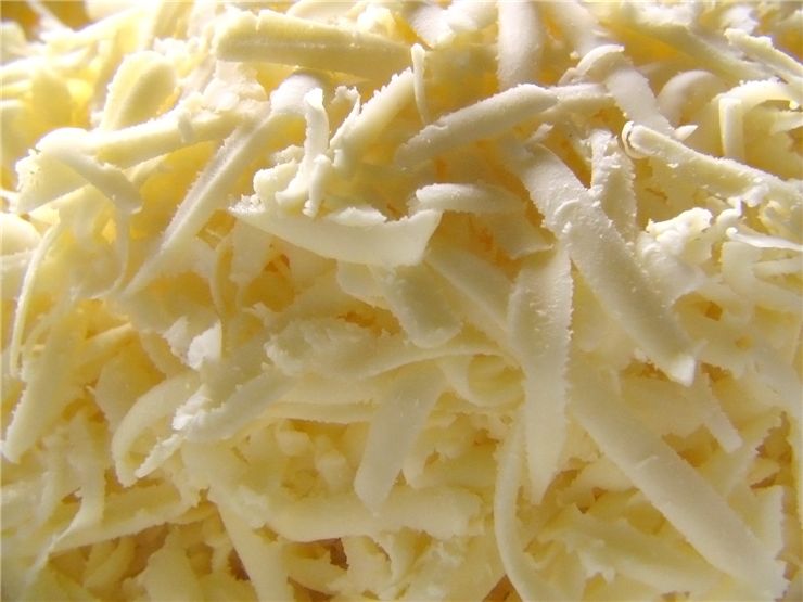 Picture Of White Cheese Grated